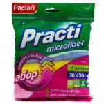 Салфетка, Paclan (Паклан) р. 30смх30см 4 шт практи микрофибра