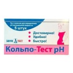 Тест-полоски, 5 шт Кольпо-тест рН