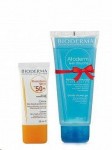 Набор, Bioderma (Биодерма) 30 мл + 100 мл крем Фотодерм спот SPF 50+ + гель для душа Атодерм